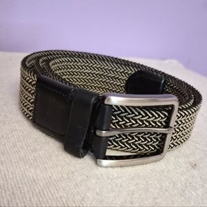 Greg Norman (Size S/M) Men's Multicolored Braided Stretch Belt